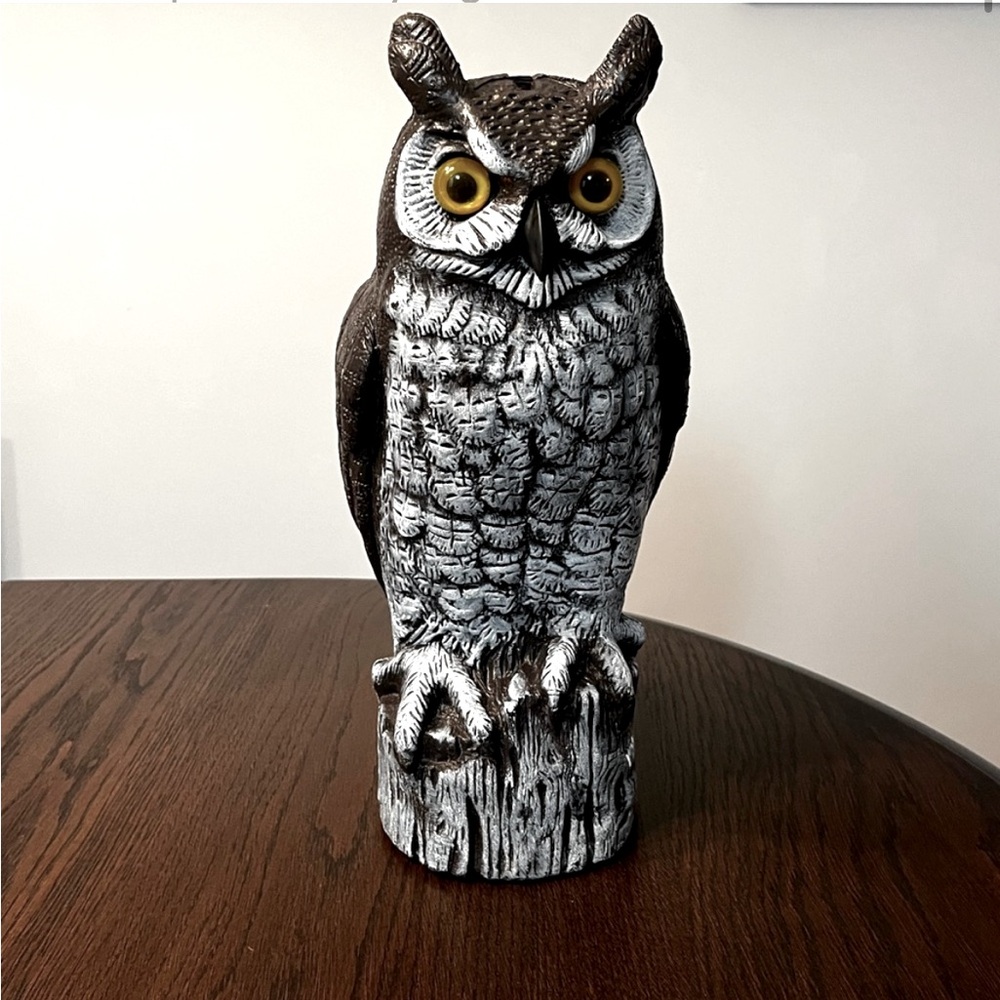 Vintage 1990 Dalen Great Horned Owl Scarecrow - Picture 8 of 8